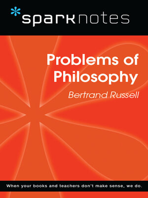 cover image of Problems of Philosophy (SparkNotes Philosophy Guide)